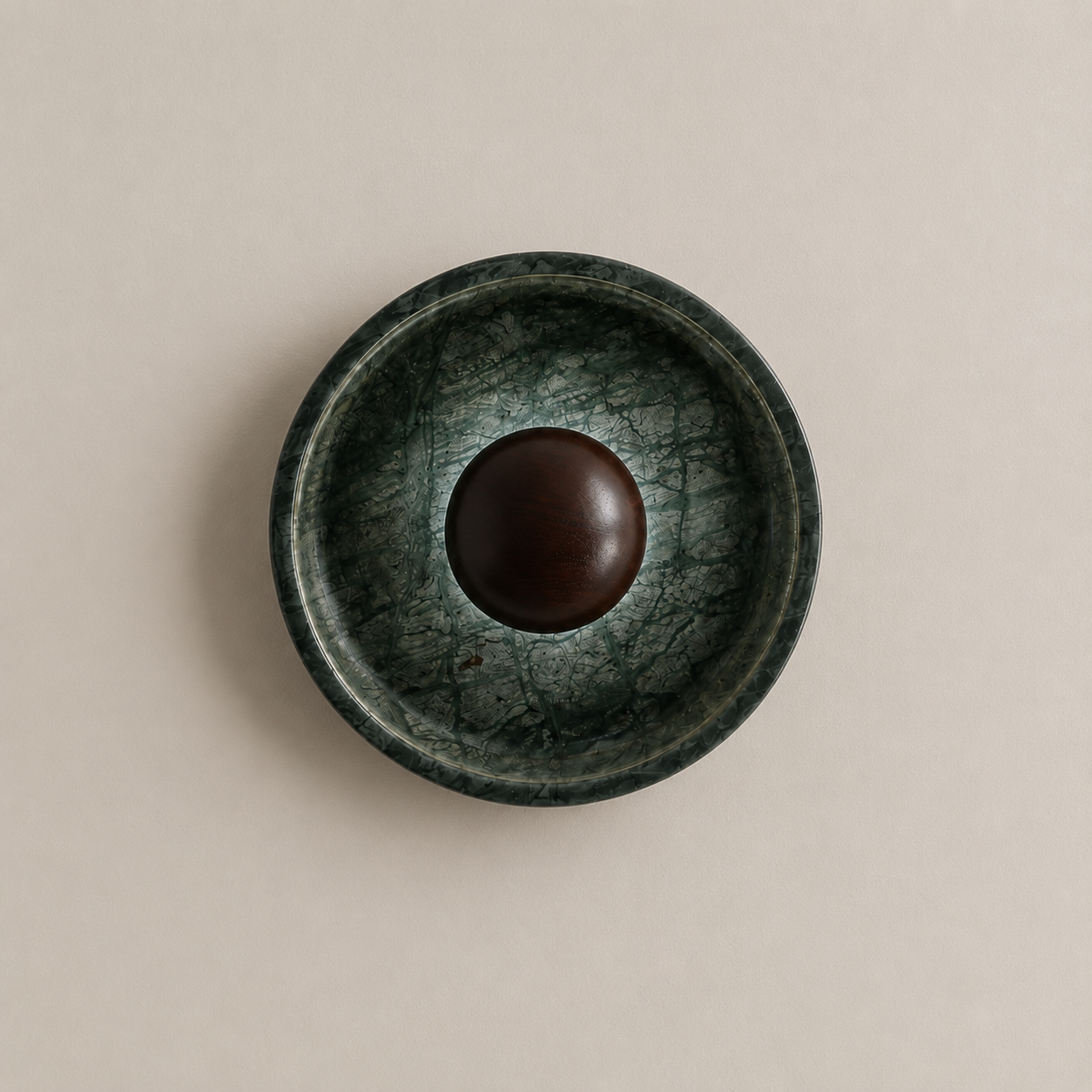 Travolith Emerald Eclipse Indian Stone Wall Sconce - Model 6530 - product view 3