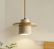 Model 6149 Travertine Pendant Light