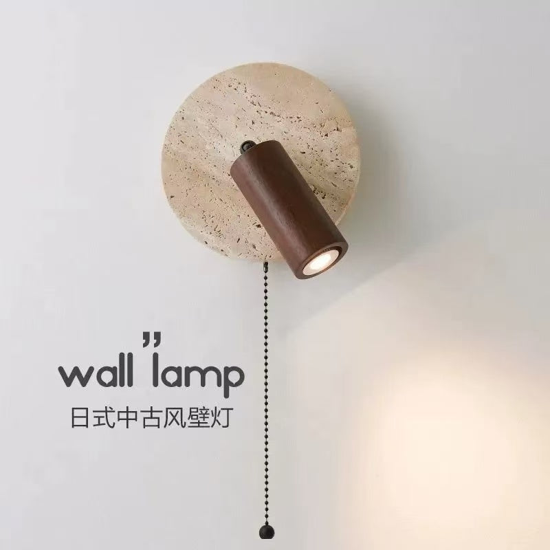 Model 6187 Travertine Wall Sconce