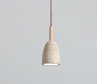 Model 6280 Travertine Pendant Light