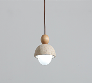 Model 6281 Travertine Pendant Light