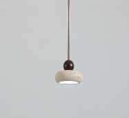 Model 6282 Travertine Pendant Light