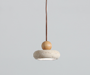 Model 6282 Travertine Pendant Light