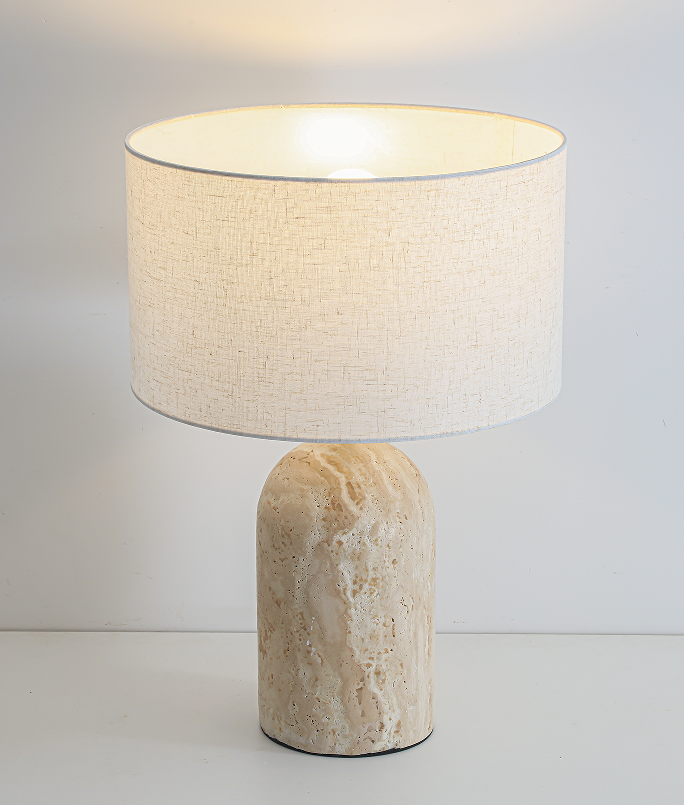 Model 6703 Travertine Table Lamp