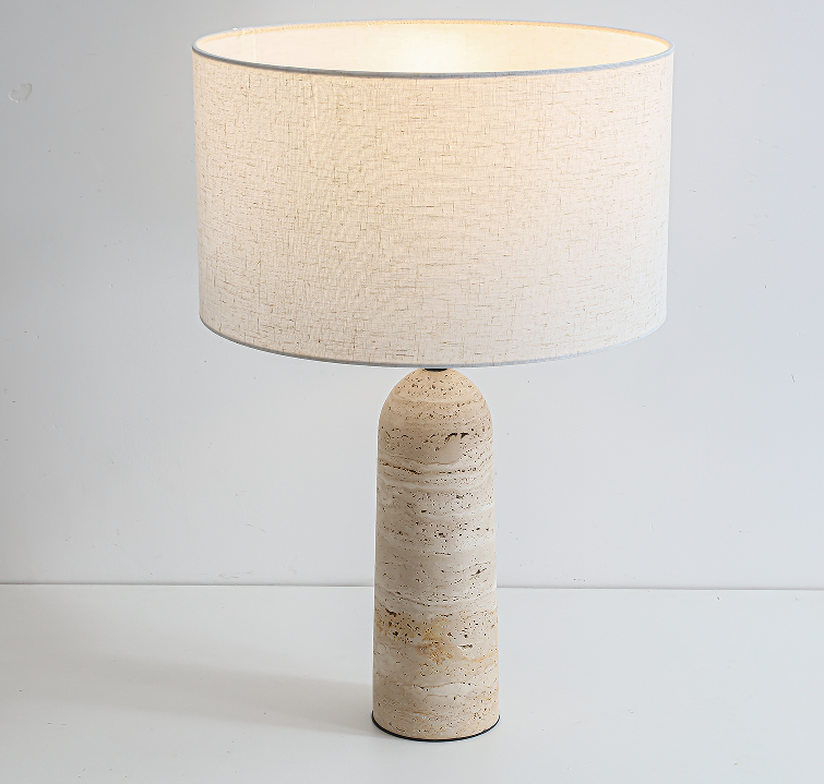 Model 6705 Travertine Table Lamp