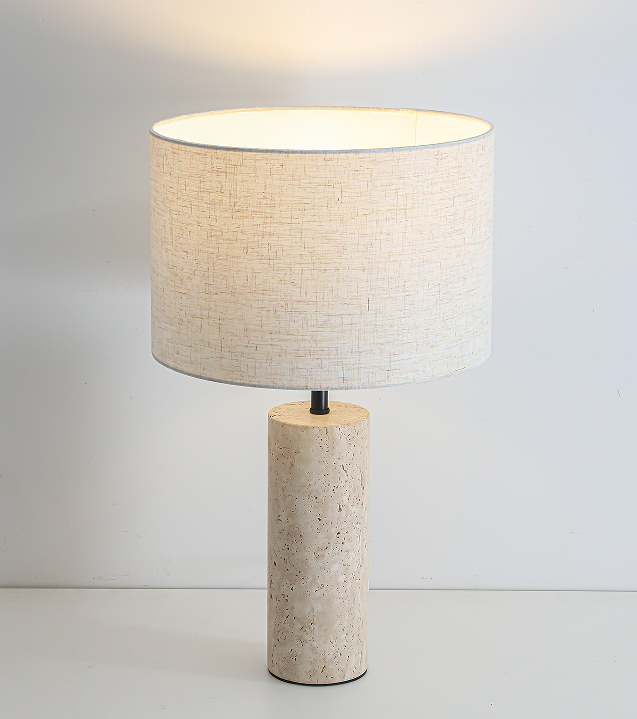 Model 6707 Travertine Table Lamp