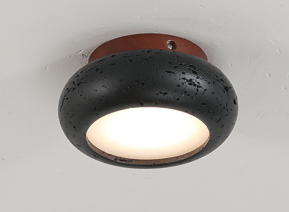Model 6902 Black Travertine Light