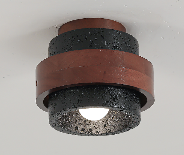 Model 6903 Black Travertine Light