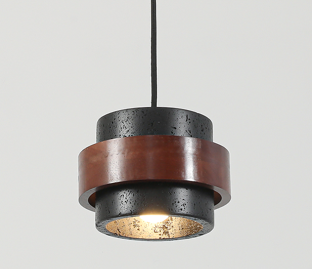 Model 6913 Black Travertine Light