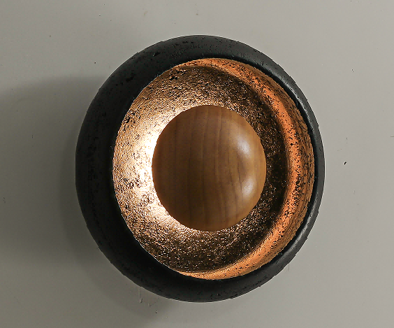 Model 6926 Black Travertine Light