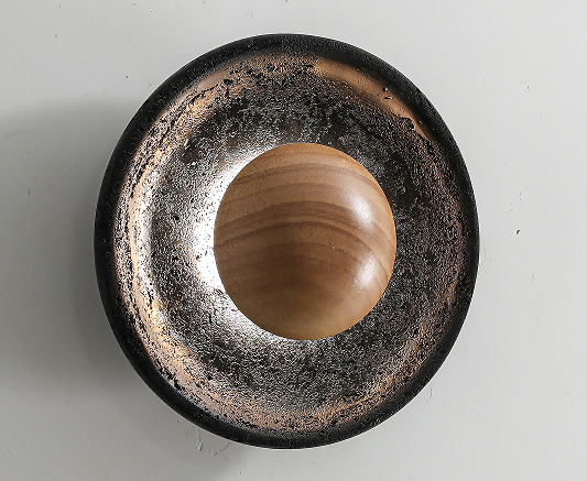 Model 6930 Black Travertine Light
