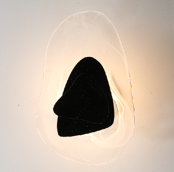 Model 6931 Black Travertine Light