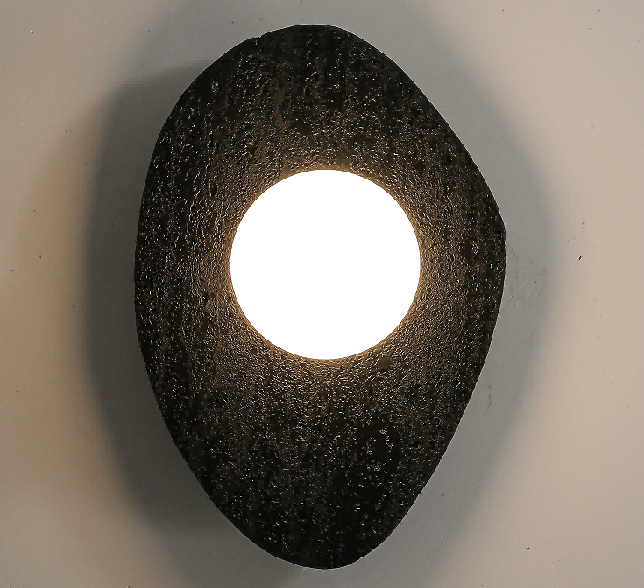 Model 6937 Black Travertine Light