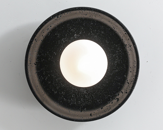Model 6938 Black Travertine Light