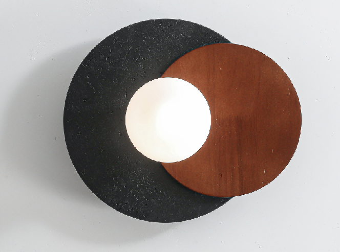 Model 6939 Black Travertine Light