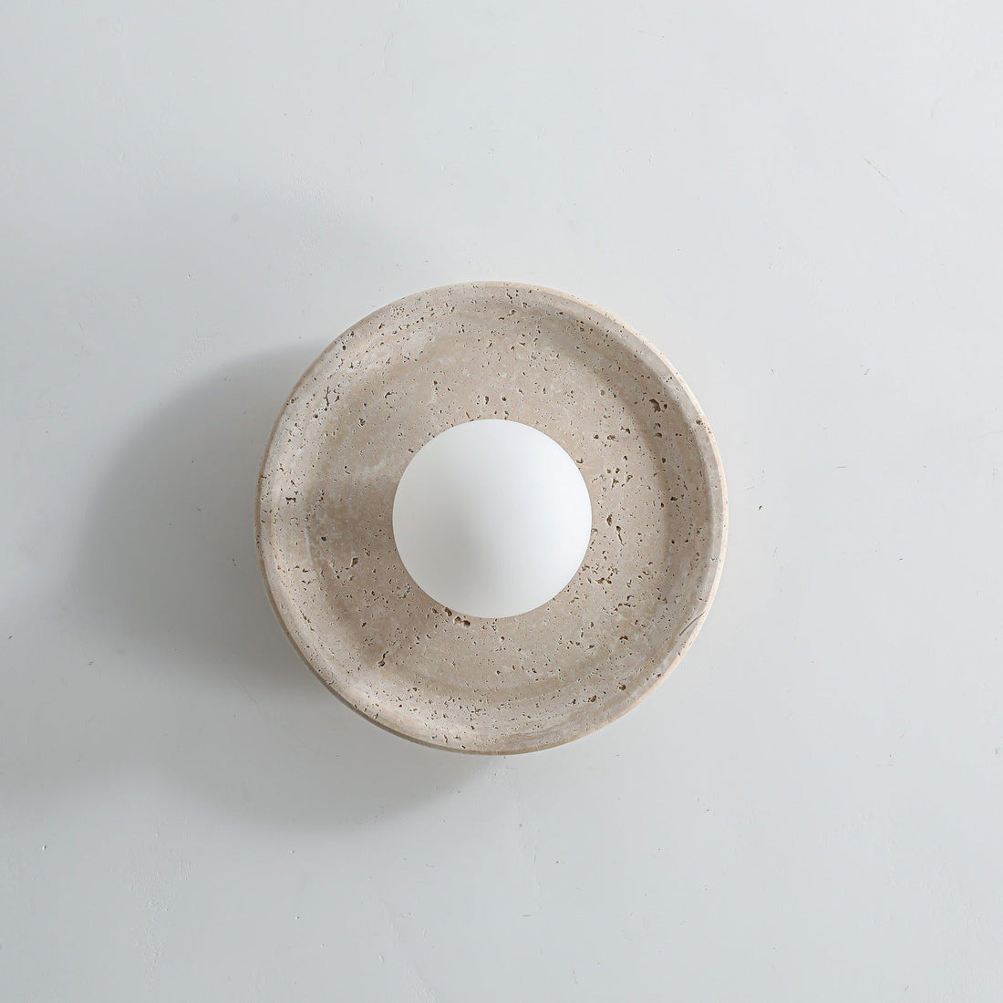 Travolith Model 6616 Large Travertine Wall Sconce main image